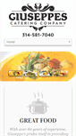 Mobile Screenshot of giuseppescatering.com